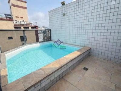 Cobertura para Venda, em Santos, bairro Pomp�ia, 1 dormit�rio, 3 banheiros, 2 vagas